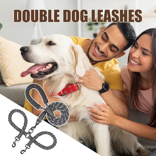 Double DOGS Leash