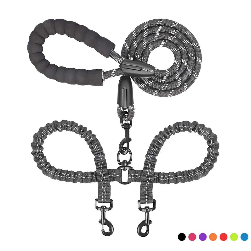 Double DOGS Leash