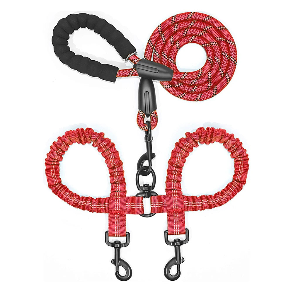 Double DOGS Leash