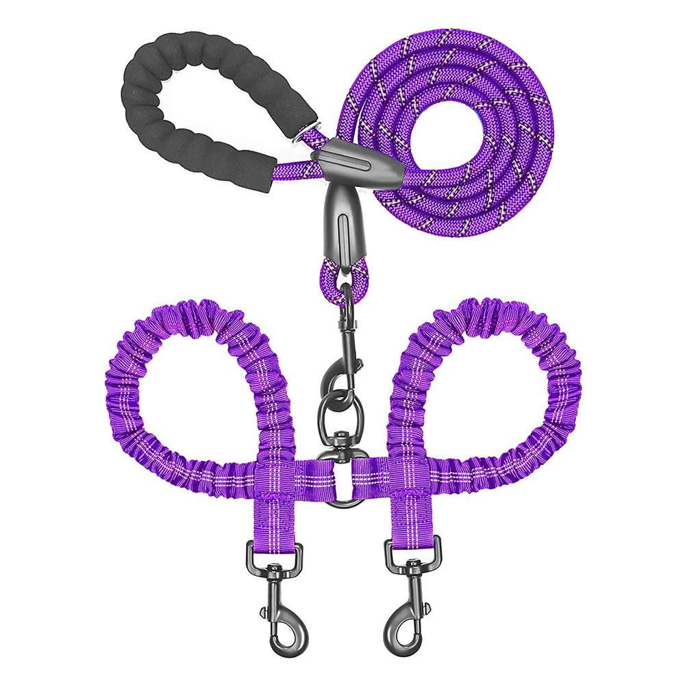 Double DOGS Leash