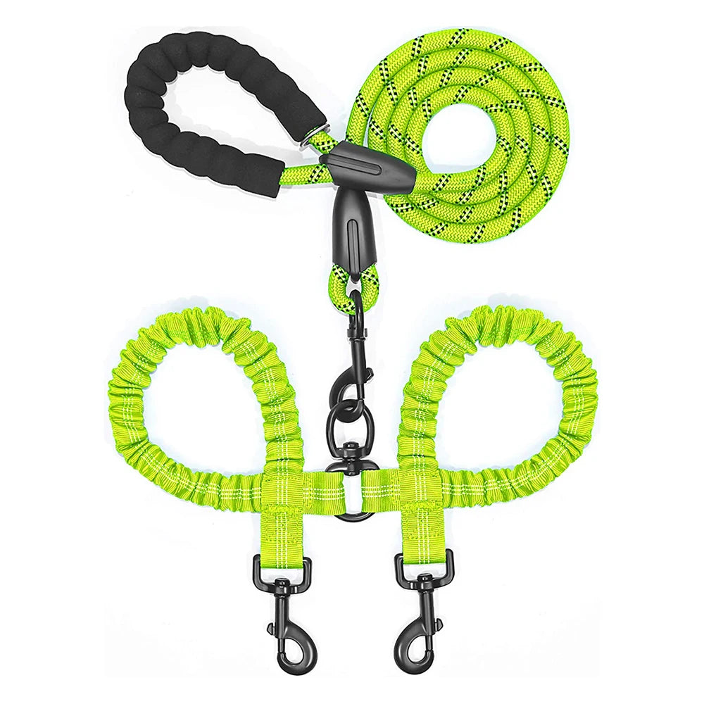 Double DOGS Leash