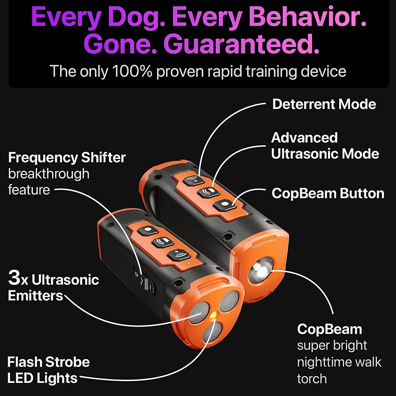 Dog Training Ultrasonic Deterrent