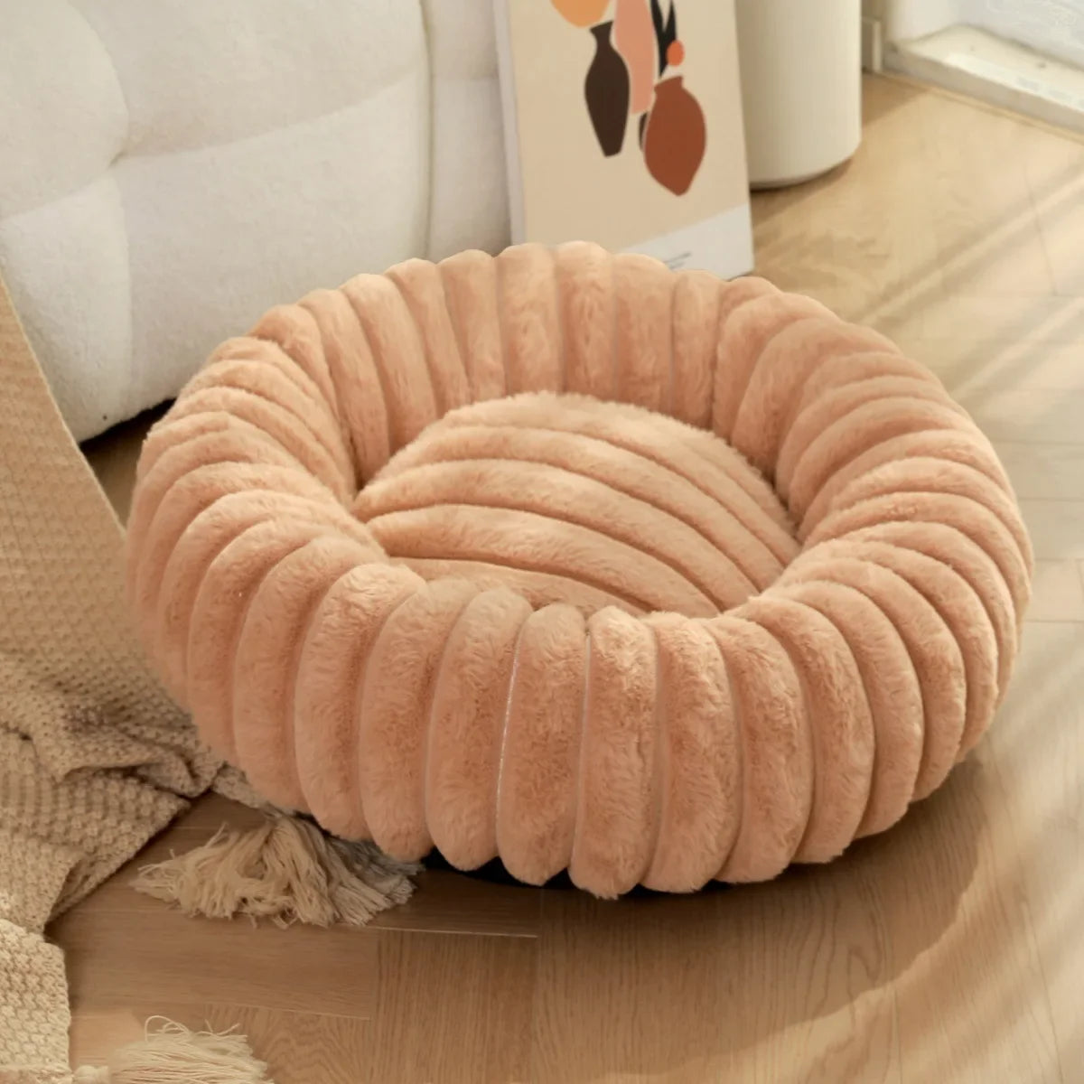 Round Donut Pet Bed