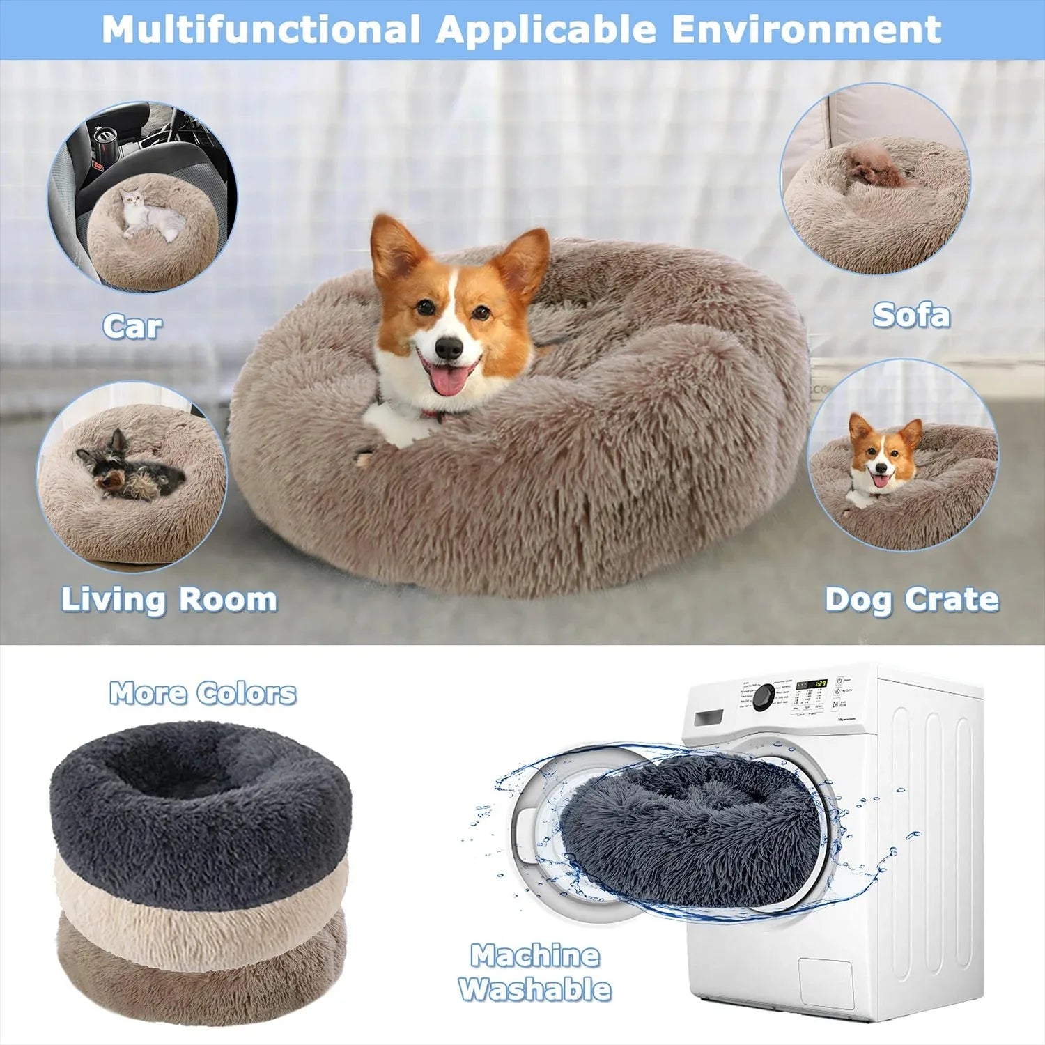 Round Dog Bed