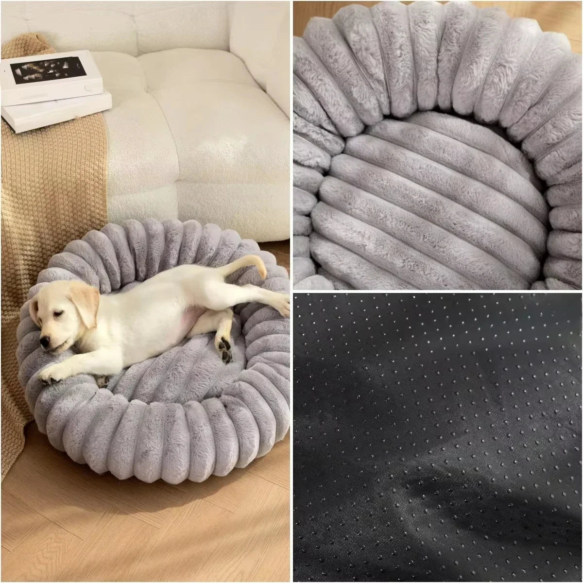 Round Donut Pet Bed
