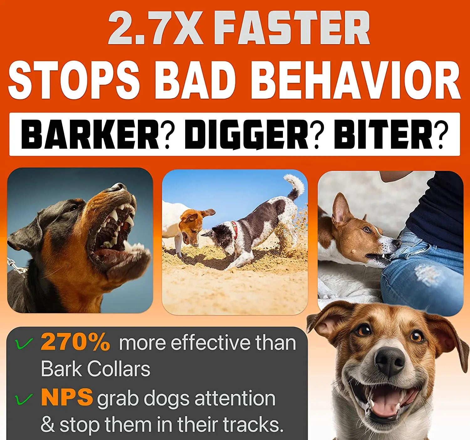 Dog Training Ultrasonic Deterrent
