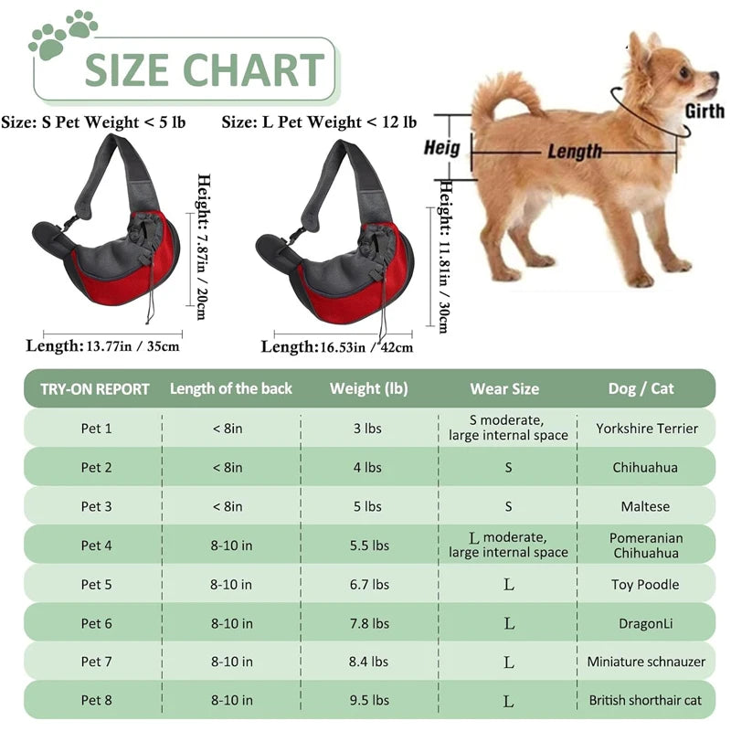 Front Dog Backpack