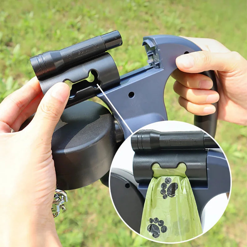 Retractable Dual Doggie Leash