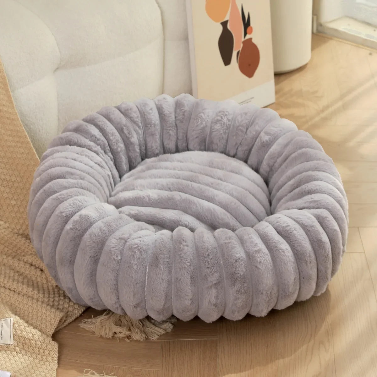 Round Donut Pet Bed