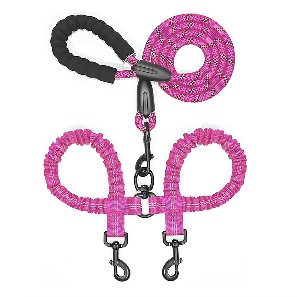 Double DOGS Leash